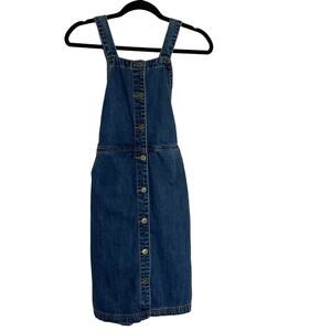 Free People Overall Denim Mini Dress Size XS/2